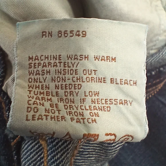 NEW Tommy Bahama Classic Blue Denim Jeans Men's Size 36×34 - Picture 8 of 9